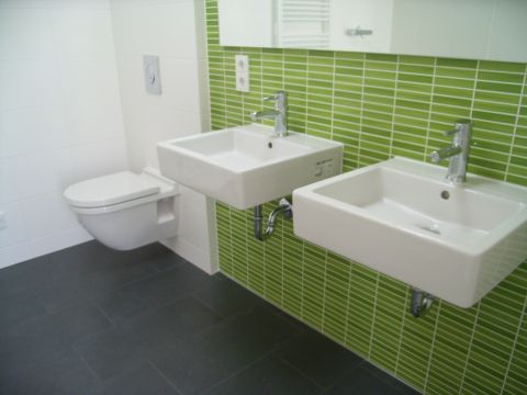 Badezimmerausschnitt